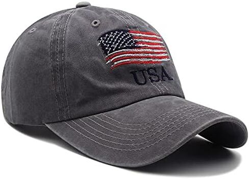 USA Flag Trucker Hat,Mullet Hat Wigs, Baseball Cap,Breathable Mesh Side Adjustable Fit for Men Women in Saudi Arabia