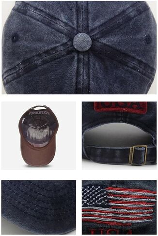 USA Flag Trucker Hat,Mullet Hat Wigs, Baseball Cap,Breathable Mesh Side Adjustable Fit for Men Women in Saudi Arabia
