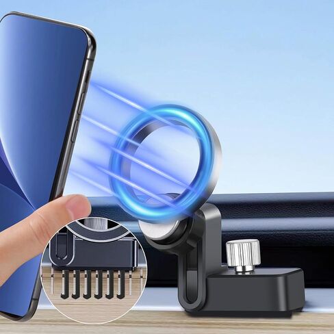 حامل هاتف Tesla لصالح Magsafe Magnetic Car Vent Collder لـ Model 3 Excalosities 2023 تم ترقيته لأقوى حامل هاتف طاقة مغناطيس مناسب لجميع الهواتف in Kuwait