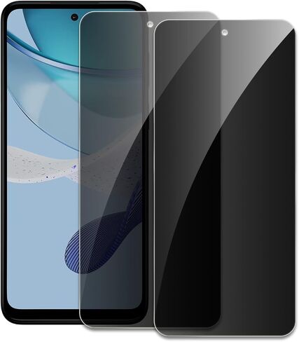 2 حزمة شاشة شاشة الخصوصية لـ Motorola Moto G 5G 2023 ، فيلم زجاجي مضاد للتجسس ، صلابة 9H ، حماية حافة الترقية ، التثبيت السهل ، خالية من الفقاعات ، ودية في الحالة in Kuwait