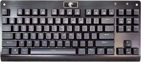 Granvela e-yooso Z-77 لوحة مفاتيح ميكانيكية | لوحة الألومنيوم | مفاتيح الأزرق الملموسة | قوس قزح LED الخلفية | N-Key Rollover | 87 مفتاح Tenkeyless | الساخنة قابلة للتبديل -سد in Kuwait