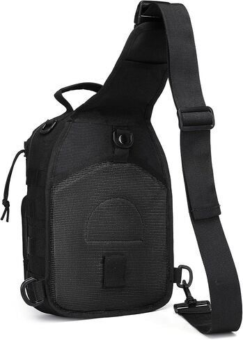 Small Tactical Tactical Sling Backpack Military Crossbody Bag Pack for Mens One Shoulder Holster Sling Bag 10L 2 Packs in Saudi Arabia