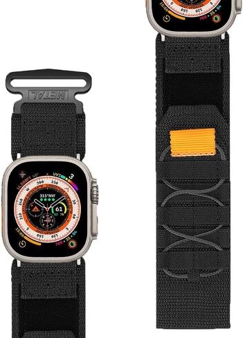 Replacement Watch Strap Bands,Compatible for Apple Watch 41mm 40mm 38mm 46mm 45mm 44mm 42mm Nylon Watch Band for Apple Watch Series Se Ultra 10 9 8 7 6 5 4 3 2 1. in Saudi Arabia