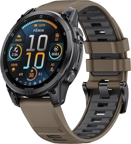 22 ملم ساعة مشاهدة لفرقة Garmin Fenix ​​8 47 مم/Fenix ​​E/Fenix ​​7 ، نطاقات سيليكون QuickFit لـ Garmin Fenix ​​7 Pro/Fenix ​​6/Fenix ​​6 Pro/Fenix ​​5/Fenix ​​5 Plus/Epix Pro Gen 2 47mm/Forerunner 965/955/ 945/935 للرجال النساء in Saudi Arabia
