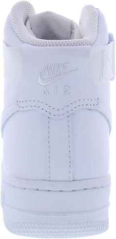 Nike Women's Air Force 1 High Triple White أبيض/أبيض-أبيض (نظام مقاسات الأحذية الأمريكية، للبالغين، للنساء، رقمي، متوسط، 10) in Saudi Arabia