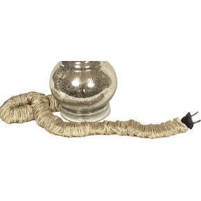 Wheat Tan Silk Lamp Cord Cover 9 ft long 100% REAL SILK