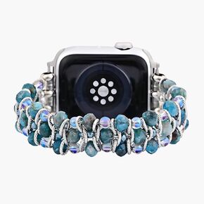 Cape Diablo Compatible With Apple Watch Band for Women - Handmade Braided Strap - 49mm 46mm 45mm 44mm 42mm 41mm 40mm 38mm Apple Faces