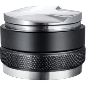 53mm Adjustable Coffee Distributor & Tamper, Dual Head Coffee Leveler, Compatible with 54mm Breville Portafilter, 2-in-1 Espresso Hand Tamper with Adjustable Depth