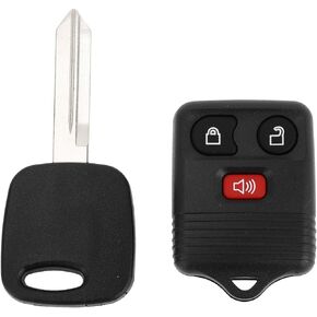 X AUTOHAUX 315MHz CWTWB1U345 Keyless Entry Remote Ignition Transponder Key Fob for Ford F-150 F-250 F-350 1998-2003 for Ford Explorer 1998-2000 4C Chip 3 Buttons