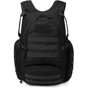 Mardingtop Black Backpack for Men and Women,Carry on Backpack, Commuter Backpack,25L