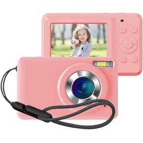 Digital Camera Silicone Case Compatible with CAMKORY/DC403/for Lecran/for VAHOIALD/for AiTechny FHD Camera, Anti-Scratch Slim Fit Lightweight Protective Case - (Pink)