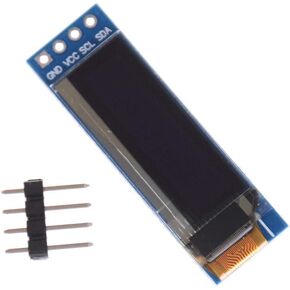 بقالة Gump's 0.91 '' 128x32 IIC I2C Blue OLED LCD Display Diy Module DC3.3V 5V for pic arduino in Kuwait