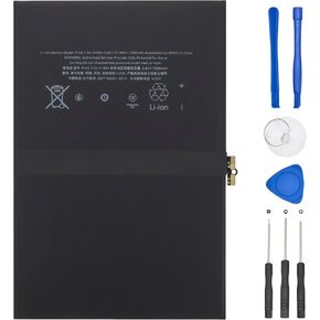 New A1664 Battery Replacement Compatible for iPad Pro 9.7 2016 Edition A1673 A1674 A1675 Series 3.82V 7306mAh/27.91Whr with Tools kit
