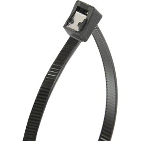 Gardner Bender 46-308UVBSC Nylon Self-Cutting Cable Tie, 8 Inch., 50 lb. Tensile, Twist-Off, Stainless Steel Blade, Wire Tie/Industrial/Outdoor & Household Use, Zip Tie, 20 Pk., UV Resistant Black