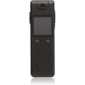 Mini Body Camera 1080P Portable Small Body Worn Cam Wearable Pocket Video Recorder with 180° Rotatable Lens, for Cycling Daily Records, Delivery, Serving Jobs