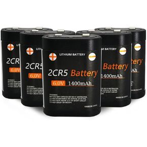 (5-Pack) 6V 2CR5 Battery,2024 New Upgrades Lithium Photo Battery Replaces 2CR5, DL245, DL2CR5, DL345, DL345A, EL2CR5, EL2CR5BP, EOS 1V, KL2CR5, KL2CR5-1, PR2CR5, RL2CR5, RL2CR5-1