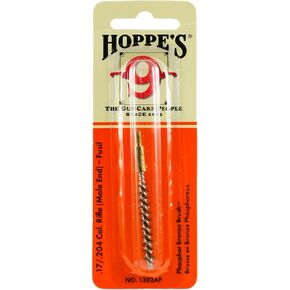 Hoppe's No. 9 Phosphor Bronze Brush, .17 Caliber Rifle (Male End)
