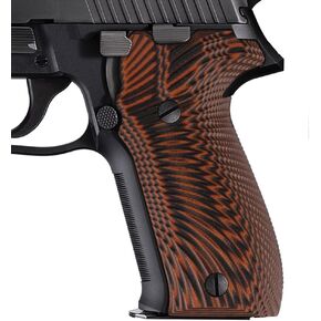 Cool Hand G10 Grips Replacement for Sig Sauer P226, Black Gun Grips Screws Included, Sunburst Texture, Thickness 7/10", not for a Sig P229 Pistol, Tiger Stripe