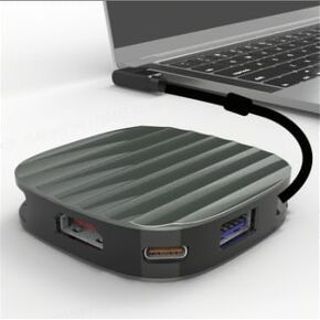 LISEN 3 in 1 HDMI Adapter, HDMI 4K@60Hz, USB 3.2 10Gbps, PD100W Fast Charge