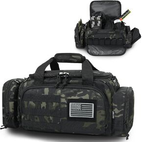 DBTAC Soft Pistol Cases Deluxe Small Equientity for 2+ Pistol | حقيبة المدى التكتيكي المدمج مع حقيبة موللي ، شريط كتف مبطن