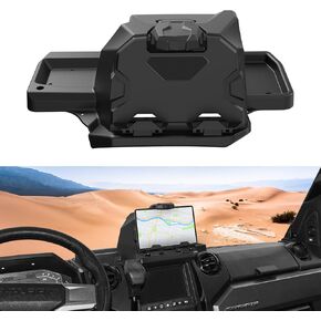 Tablet Phone Mount for Polaris Ranger 1500 XD, Electric Device GPS Mount Storage Box Adjustable Navigation Tablet Phone Holder for Polaris Ranger XD 1500 Northstar Ultimate 2024 Accessories
