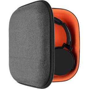 Geekria Shield Headphones Case Compatible with Sony WH-1000XM5, WH-1000XM4, WH-CH720N, WH-XB910N Case, Replacement Hard Shell Travel Carrying Bag with Cable Storage (Dark Grey)