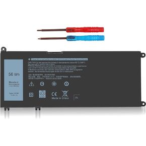 33YDH Laptop Battery for Dell Inspiron 13 7353 Inspiron 17 7000 7773 7778 7779 G3 15 3579 G3 17 3779 G5 15 5587 G7 15 7588 Latitude 13 3380 14 3490 15 3590 3580 Series[15.2V 56Wh 3500mAh]