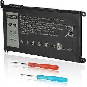 42Wh WDX0R Battery for Dell Inspiron 11.4V Battery for 15 5000 7000 Series 15 5567 5565 5568 5578 7573 7579 7560 7570 7569 5775 13 7378 5570 5378 5368 7375 7368 17 5765 5767 P69G P58F 3CRH3
