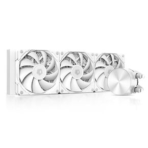 ID-COOLING FX240 PRO White Liquid CPU Cooler for Desktop - 240mm AIO Cooler, 2 x 120mm High-efficient Fans, Special CD Pattern Pump Header, Intel & AMD Compatible