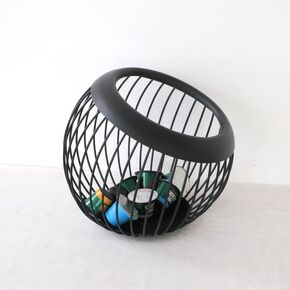 Coffee Pod Holder, Large Capacity Kup Holders and Espresso Coffee Pod Organizer for Counter, Coffee Pod Storage Basket-Black