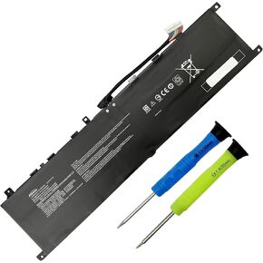 BTY-M57 65Wh Laptop Battery for MSI GP66 GP76 Leopard 10UE 10UG 10UH 11UE 11UG MSI Vector GP66 GP76 12UE 12UG 12UGS 12UH Series MS-17K 34ICP6/35/140 15.2V 4280mAh
