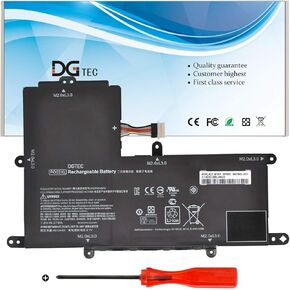 New PO02XL Laptop Battery Replacement for HP Stream 11-R 11-R014WM Series HSTNN-DB7G HSTNN-IB7G TPN-Q166 824560-005 823908-2C1 (7.6V 37Wh)