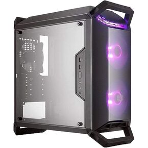 Cooler Master MasterBox Q300P – RGB mATX Mini Tower Case for Portable Gaming with Full Side Panel Display, Clean Routing, and Multiple Cooling Options