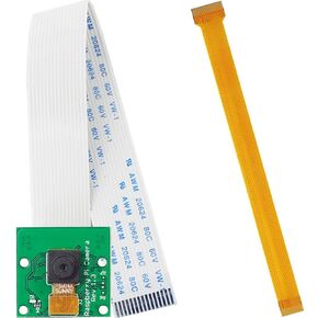 للحصول على وحدة كاميرا Raspberry PI ، CSI Mini Camera Video Module 1080p 5MP كاميرا ويب دعم OV5647 مع كابل FFC Flex ، لطراز Raspberry PI A/B/B+، PI 2 و Raspberry PI 3 ، PI Zero/Zero W