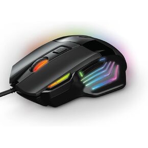 Pro Series Optical Wired Gaming Mouse - RGB Lighting, 7 Mappable Buttons, 3600 DPI - Compatible with PC, Laptop, PS5, Xbox