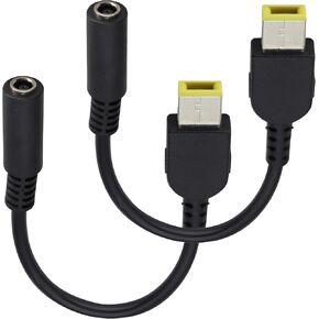 DC4530 إلى طرف 11 مم * 4.5 مم كبل محول الطاقة DC4.5 × 3.0 مم أنثى إلى مستطيل 11 مم * 4.5 مم كبل موصل الطاقة الذكور لـ LE-NO-VO/H-P/DE-LL [17cm/7inch/2pack-4530]
