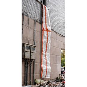 Construction Trash Chute Section, Heavy Duty Chute System for Construction Trash, Laundry Chute or Other Household Waste