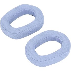 Replacement Earpads Ear Cushions for Logitech G435 Lightspeed, Noise Isolation Protein Leather & Breathable Mesh Professional Headphone Ear Pads Covers (Blue)