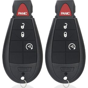 Key Fob FOBIK Keyless Entry Remote Compatible with Dodge Ram 1500 2500 3500 Grand Caravan Charger Challenger Durango Journey/Jeep Grand Cherokee Commander Car Key Replacement