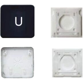 Replacement Individual AP08 Type U Key Cap and Hinges are Applicable for MacBook Pro Model A1425 A1502 A1398 for MacBook Air Model A1369/A1466 A1370/A1465 Keyboard to Replace The U Key Cap and Hinge