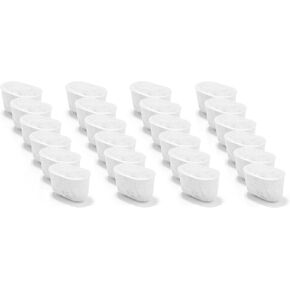 24 Packs Nispira Replacement Activated Charcoal Water Filters for Beautiful 14-Cup Programmable Drip Coffee Maker by Barrymore