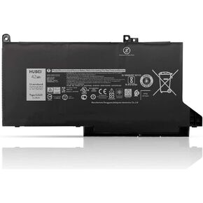 PGFX4 ONFOH 451-BBZL C27RW DJ1JO DJ1J0 Laptop Battery Replcement for Dell Latitude 12 7280 K8X0T KHY0C 7290 E7280 E7290 13 7380 7390 E7380 E7390 14 7480 E7490 Series (11.4V 42Wh)