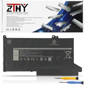 ZTHY 0G74G Laptop Battery Replacement for Dell Latitude 5300 2-in-1 5310 7300 7400 P96G P96G002 P96G003 P97G001 P97G002 P99G P99G001 P100G P100G001 MXV9V OG74G 02PFPW 2PFPW 3KF82 8JYHH 11.4V 42Wh