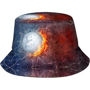 Cute Funny Golf Pattern Bucket Hat Fashion Sport Golf Beach Sun Hats Summer Outdoor Boonie Cap for Women Men