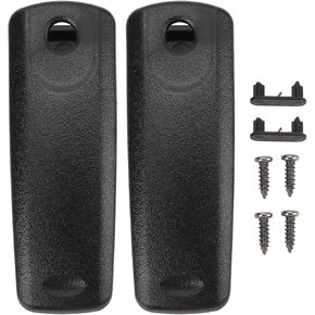 Zopsc 2Pcs Walkie Talkie Belt Clip Portable Sturdy Easy Installation Radio Replacement Belt Clip for Yaesu VX‑8DR FT‑1DR