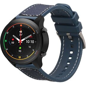 kwmobile Wristband Compatible with Xiaomi Mi Watch Color Sport / S1 Active Band - Replacement Strap for Fitness Tracker - Black