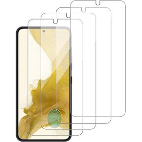 4 Pack Glass Screen Protector Compatible for Samsung Galaxy S22 / SM-G901u [9H Hardness]-HD Screen Tempered Glass, Scratch Resistant,Easy Install [Case Friendly]