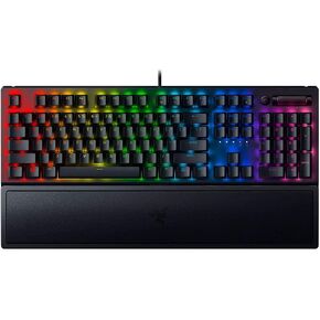Razer Blackwidow V3 Tenkeyless - لوحة مفاتيح ألعاب ميكانيكية متميزة (لوحة مفاتيح مضغوطة مع مفاتيح خضراء (عن طريق اللمس ونقر) ، إضاءة RGB Chroma ، إدارة الكابلات) تخطيط المملكة المتحدة (متجدد) in Kuwait