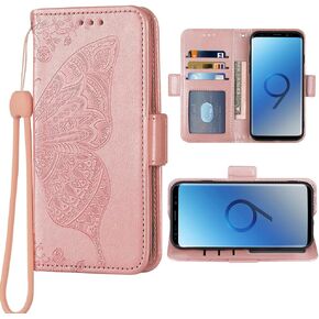 Compatible with Moto Z Play Wallet Case Wrist Strap Lanyard Leather Flip Card Holder Stand Cell Accessories Folio Purse Phone Cover for Motorola ZPlay MotoZPlay Droid Women Men Rose Gold