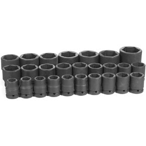 Grey Pneumatic Corp - 3/4 Drive 26 Pc Standard Metric Set 19-50 Mm (8026M)